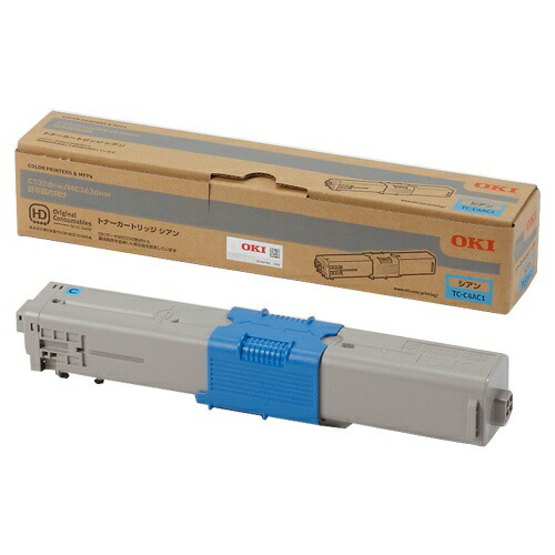 【完全無欠品】 沖 TC-C4AC1 トナーカートリッジ シアン OKI TC-C4AC1