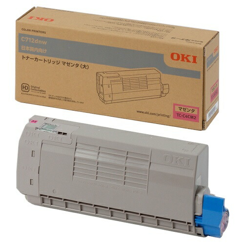 【純正品】 沖 TC-C4CM2 大容量トナーカートリッジ マゼンタ OKI TC-C4CM2 18,653円