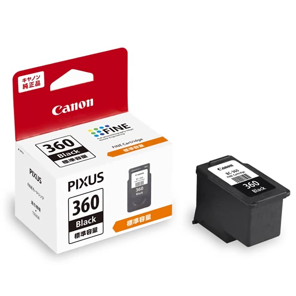 Canon純正　FINEカートリッジ　BC-360XL　BC-361XL Amazon.co.jp: 【純正品】CANON FINEカートリッジ BC-360XL(大