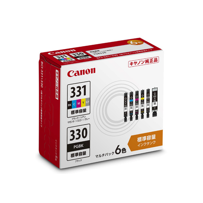 Canon BCI331XL+330XL (純正大容量インク 6本セット新品) Amazon.co.jp: BCI-331/330 6本セット キャノン 用 インク 331