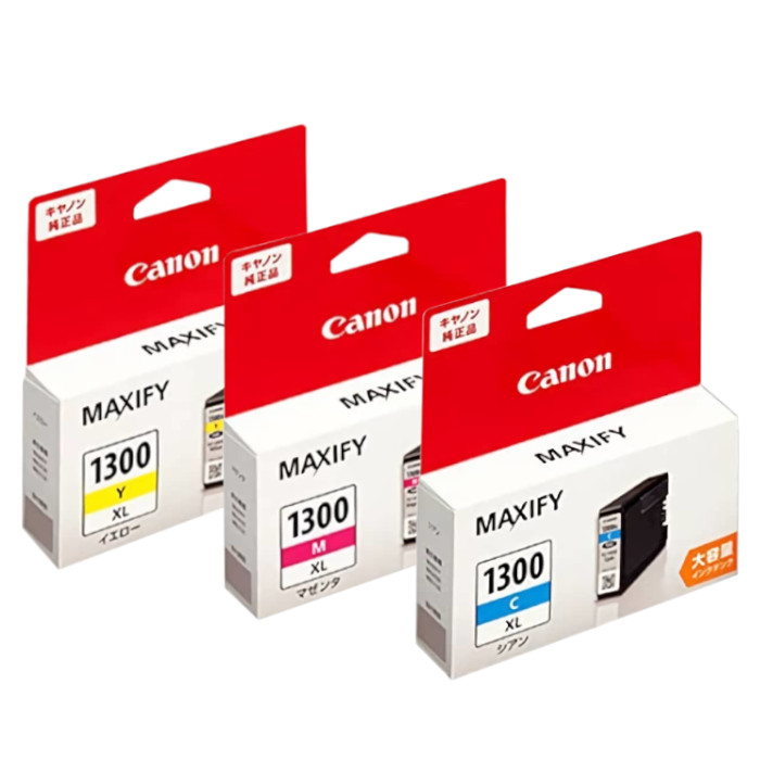 【純正品 3色セット】CANON キヤノン インクタンク PGI-1300XL 大容量3色セット PGI-1300XL C/M/Y