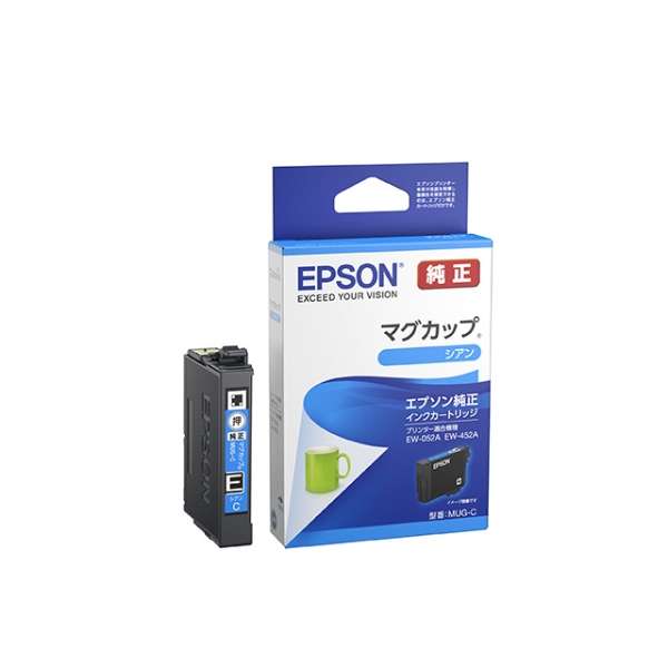 【新品】EPSON純正　インクカートリッジ　マグカップC・M ・Ｙ・Ｂ　エプソン Amazon.co.jp: エプソン 純正 インクカートリッジ マグカップ MUG-C