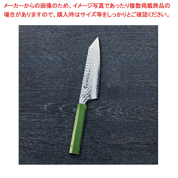なないろ剣型三徳 黄緑パール 刃渡り：160mm