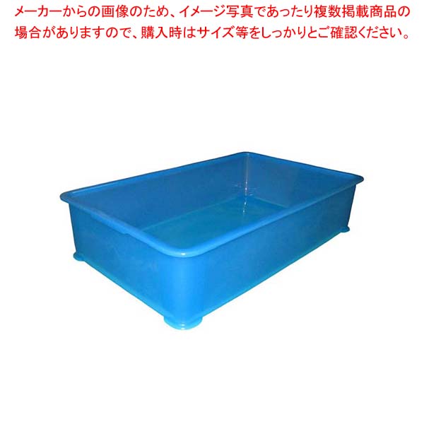 【まとめ買い10個セット品】 EBM PP半透明カラー番重 A型 特大 ブルー(サンコー製) 38,526円