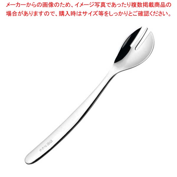 【まとめ買い10個セット品】 ののじ 18-8 UDカットフォーク 左用・小・Lハンドル CUT-L101