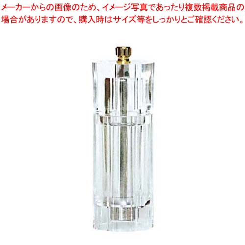 【まとめ買い10個セット品】 IKEDA アクリル ペパーミル(円筒型)APM-150【胡椒 こしょう スパイス ブラックペッパー 居酒屋 レストラン 店舗用 業務用 家庭用】|厨房卸問屋 名調