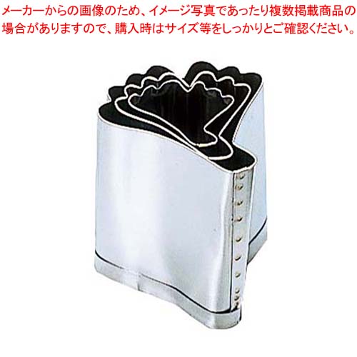 【まとめ買い10個セット品】 EBM 18-8 手造抜型 秋 銀杏 #2