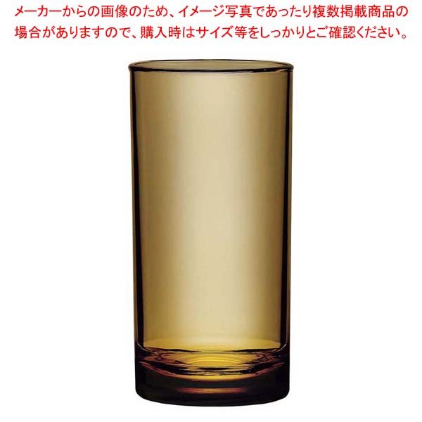 【まとめ買い10個セット品】 トライタン タンブラー 290(270cc)アンバー