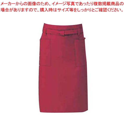 【まとめ買い10個セット品】 エプロン T-6232 ワイン|厨房卸問屋 名調