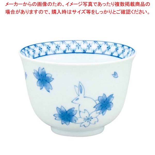 【まとめ買い10個セット品】 アルセラム強化食器 染付うさぎ千茶 EC1-2