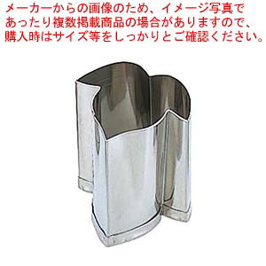 【まとめ買い10個セット品】 EBM 18-8 手造り業務用 抜型 夏 朝顔の葉 バラA