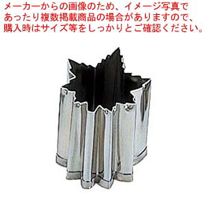 【まとめ買い10個セット品】 EBM 18-8 手造り業務用 抜型 秋 ギザ紅葉 バラA 6,429円