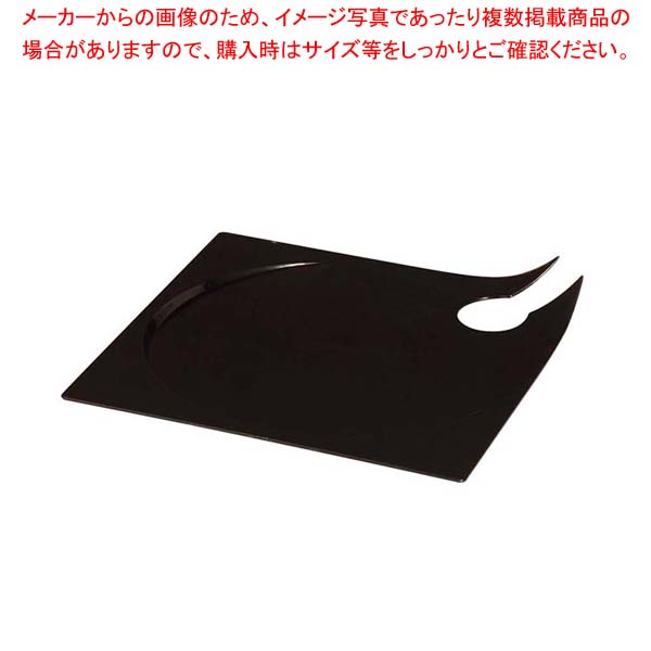 【まとめ買い10個セット品】 ソリア マンタパーティープレート(20入)ブラック VD05603 140×140