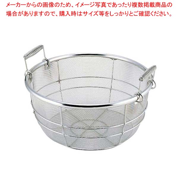 【まとめ買い10個セット品】 18-8 料理鍋用 揚げザル(手付)33cm用(外径310)