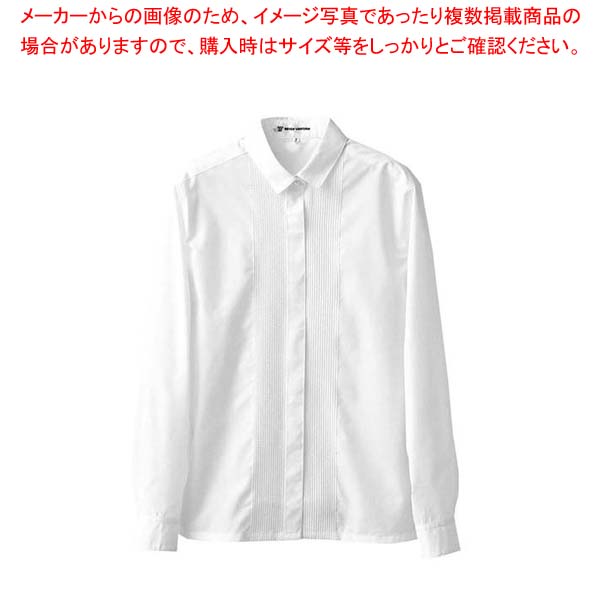【まとめ買い10個セット品】 ブラウス(女性用)CF1558-0(ピンタック長袖)7号
