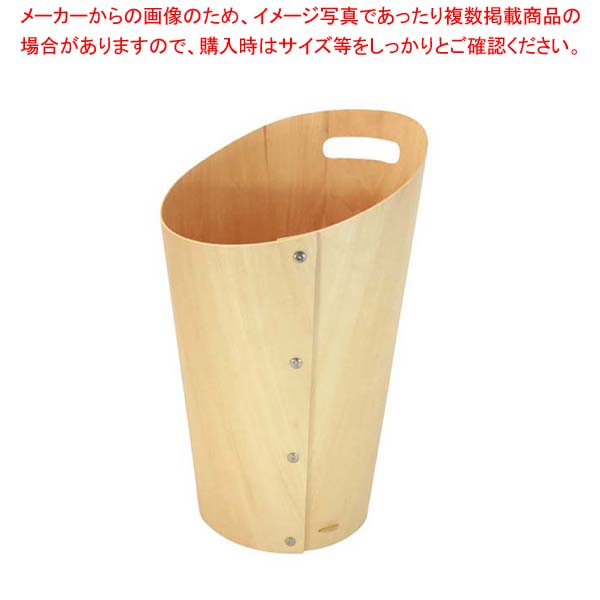【まとめ買い10個セット品】 木製 ダストボックス L ナチュラル 102021