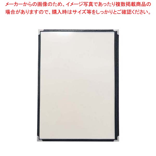 【まとめ買い10個セット品】 クイックメニューブック B4サイズ QM-400 6ページ ブラック 32588