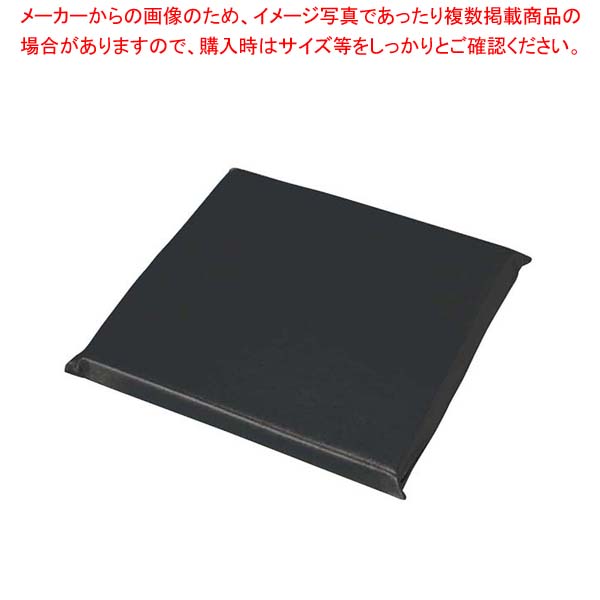 【まとめ買い10個セット品】 レザー 座布団 無地 AAU0003 小 グレー