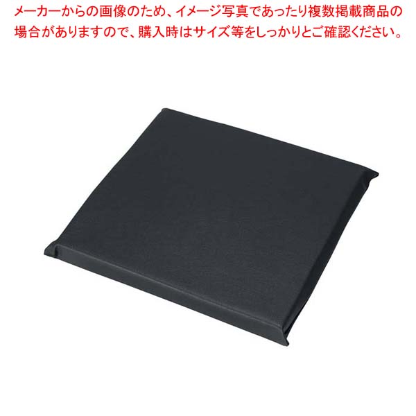 【まとめ買い10個セット品】 レザー 座布団 無地 AAU0003 小 黒