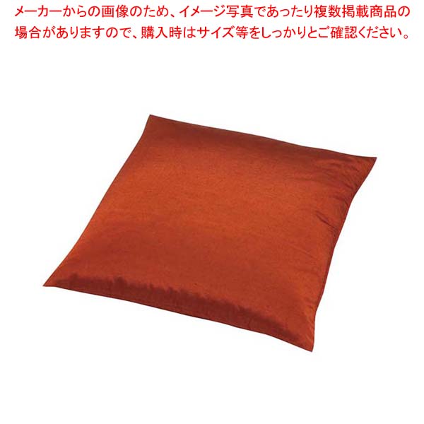 【まとめ買い10個セット品】 まだら織り座布団 PME0001 大 えんじ