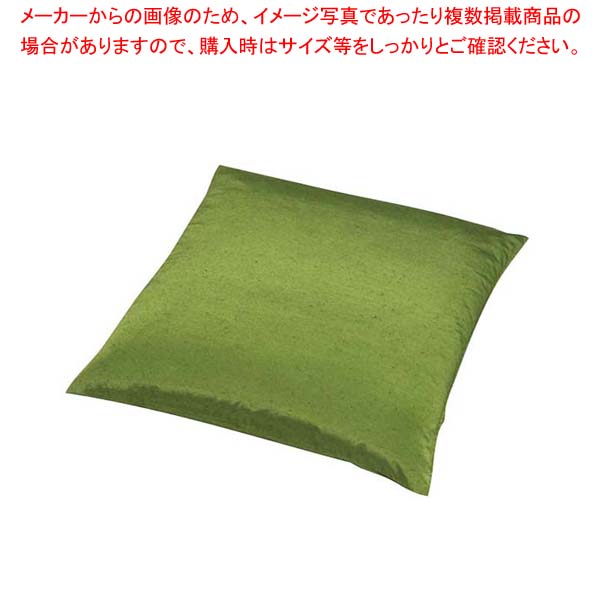 【まとめ買い10個セット品】 まだら織り座布団 PSE0001 小 利休