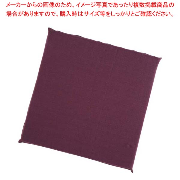 【まとめ買い10個セット品】 ウレタン座布団 カバー丈 EXU7050 紫