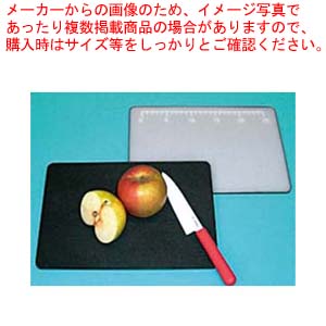 【まとめ買い10個セット品】 積層 黒・白まな板 目盛り入り(両面シボ付)