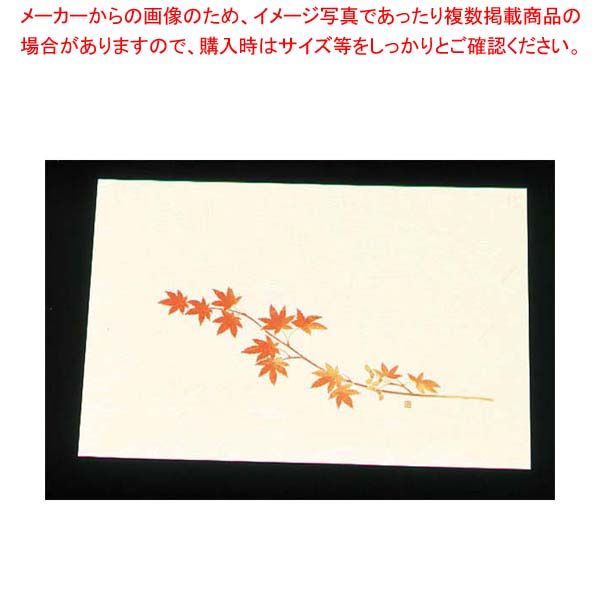 【まとめ買い10個セット品】 尺三 懐石まっと クリーム(100枚入)WSS-12 もみじ(9月～11月)｜厨房卸問屋 名調