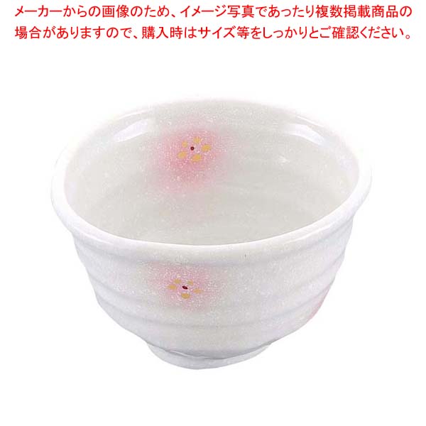 【まとめ買い10個セット品】 和食器コレクション ピンク白吹小花 丼 4.5寸