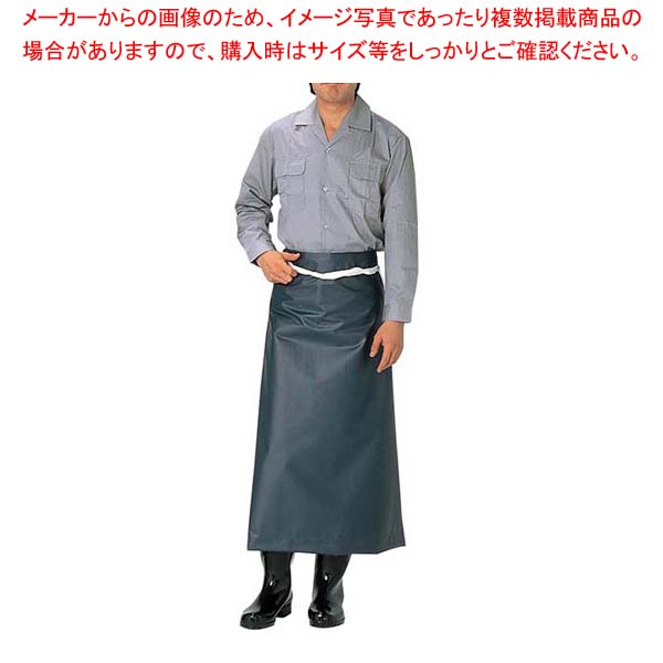 【まとめ買い10個セット品】 シャバルバ 前掛 腰下 674 L 紺