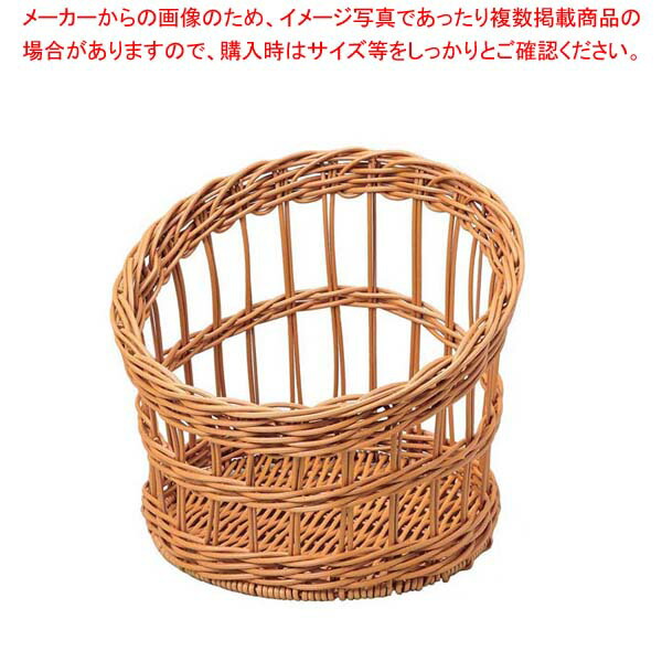 【まとめ買い10個セット品】 樹脂フランスパンスタンド 丸 茶 大 91-105B