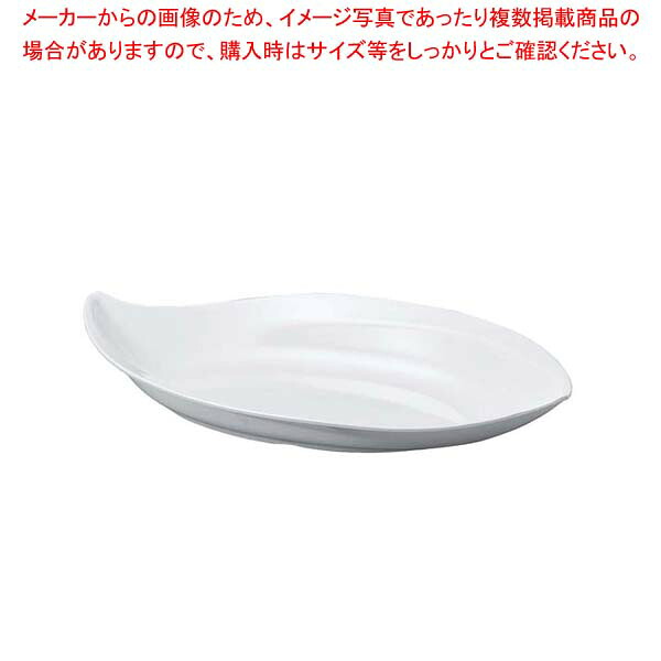【まとめ買い10個セット品】 ニューホワイト 変形鉢 52.4cm|厨房卸問屋 名調