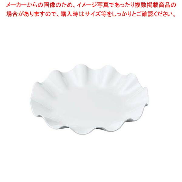 ニューホワイト ウェーブ丸盛皿 40cm