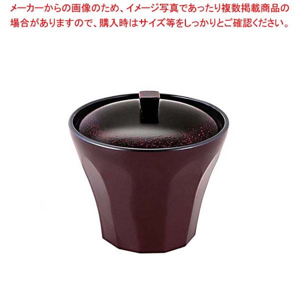 【まとめ買い10個セット品】 耐熱ABS 荒彫小町カップ 漆刻/溜内黒 3.1寸 6-201-1｜厨房卸問屋 名調