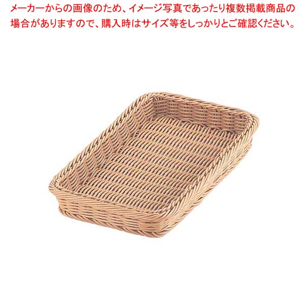 【まとめ買い10個セット品】 PPラタン ベーカリーバスケット 32型 アイボリー CO-703-IV
