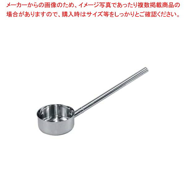 【まとめ買い10個セット品】 ステンレス柄 水杓子(目盛付)16cm 1400cc