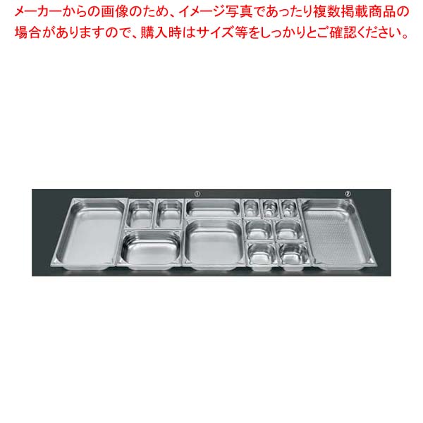 プロシェフ 18-8 GNパン補強重なり防止付 2/3 150mm