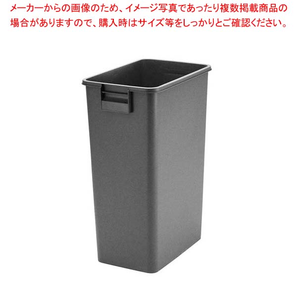 【まとめ買い10個セット品】 BK ダスト角ペール キャスター無 45型 本体