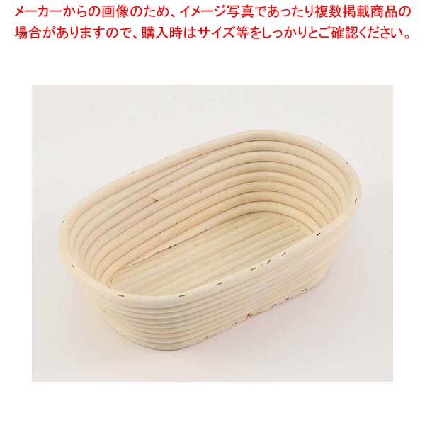 【まとめ買い10個セット品】 籐製 発酵ねかしカゴ オーバル型 VC-6 内寸245×140