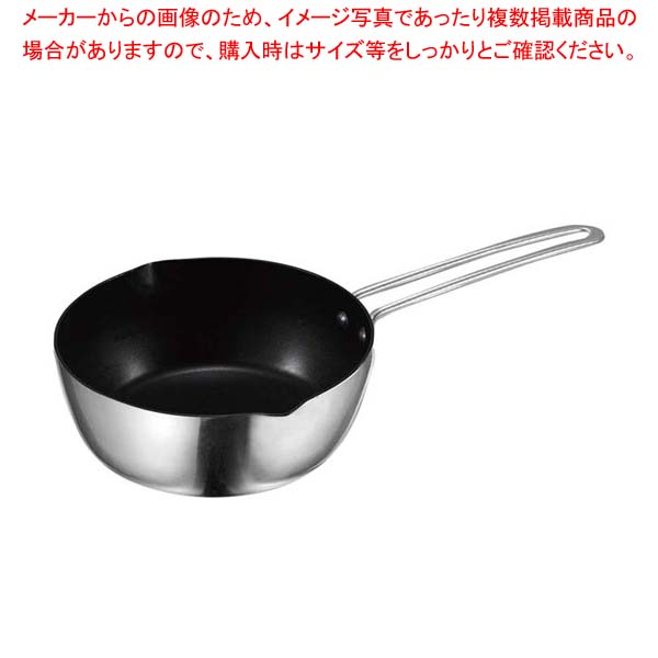 【まとめ買い10個セット品】EBM プロスタンダード 2PLY 雪平鍋(目盛付)ノンスティック 18cm【煮物 汁物 スープ 湯でもの 出汁 炒め物 居酒屋 レストラン 店舗用 業務用 家庭用】｜厨房卸問屋 名調