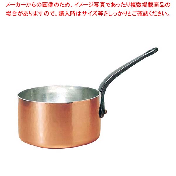 ムヴィエール 銅 キャセロール(蓋無)2143-24 24cm 【 両手鍋 】