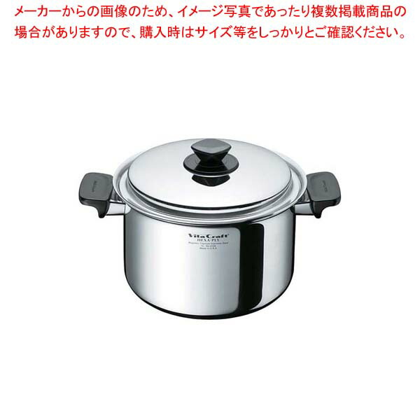 ビタクラフトVitaCraft 両手鍋 IH対応　蓋付き　ヘキサプライ 楽天市場】Vita Craft ビタクラフト 両手鍋 19cm 3L ヘキ