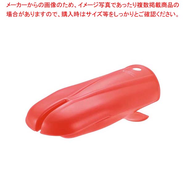 【まとめ買い10個セット品】シリコンミトン 0002-601(1枚)レッド【 オーブンミット 】|厨房卸問屋 名調