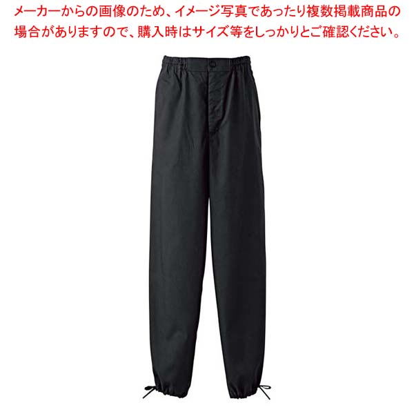 【まとめ買い10個セット品】作務衣パンツ EL3378-8(男女兼用)黒 S