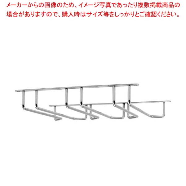 【まとめ買い10個セット品】ニッケルメッキ ステムウェアラック(3連)