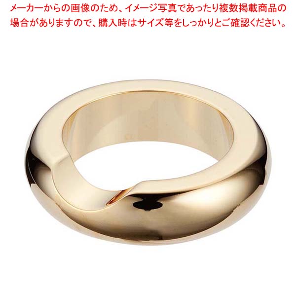 【まとめ買い10個セット品】18-8 リングレスト ドーム 金メッキ