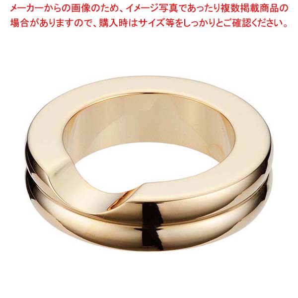 【まとめ買い10個セット品】18-8 リングレスト ラインII 金メッキ