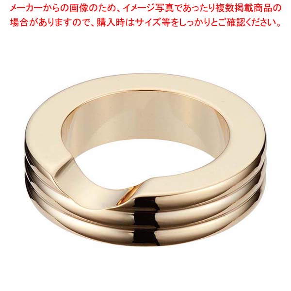 【まとめ買い10個セット品】18-8 リングレスト ラインIII 金メッキ 9,080円