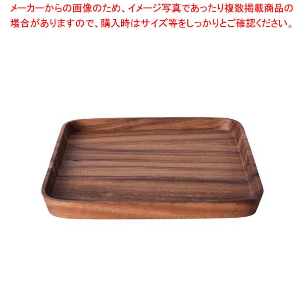 【まとめ買い10個セット品】アカシア 正角トレー M CU-043