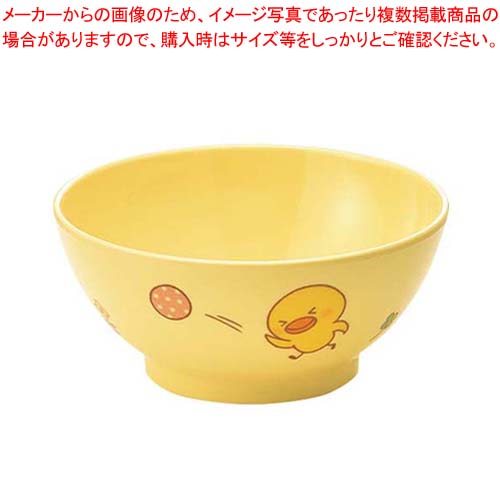 【まとめ買い10個セット品】メラミン 子供食器 ひよこぐみ 飯茶碗(身)イエロー J5BHIY